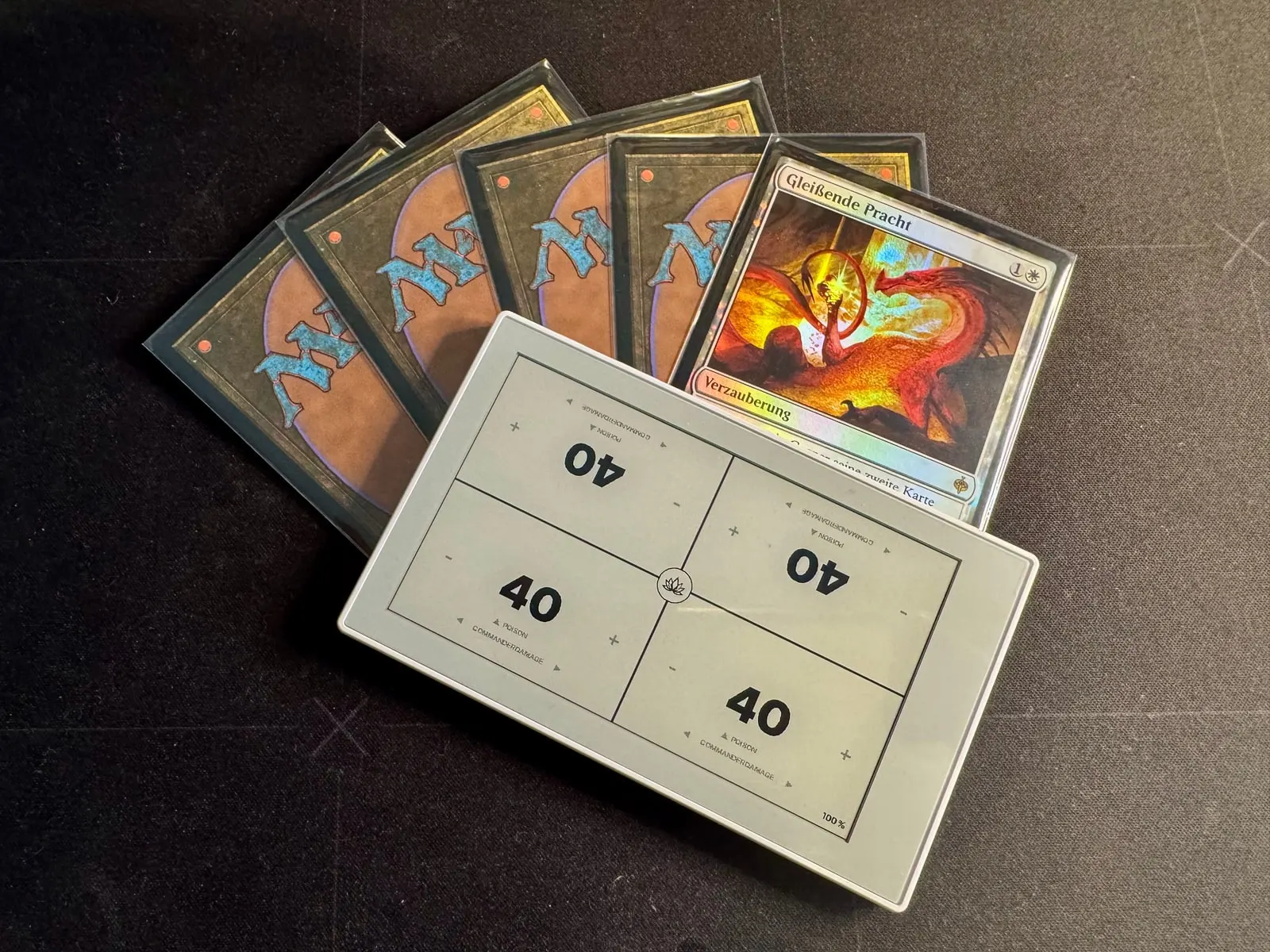 Sticky lotus running on reTerminal Sticky