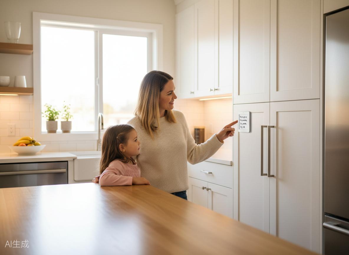 Tasks assigned right where family life happens the most