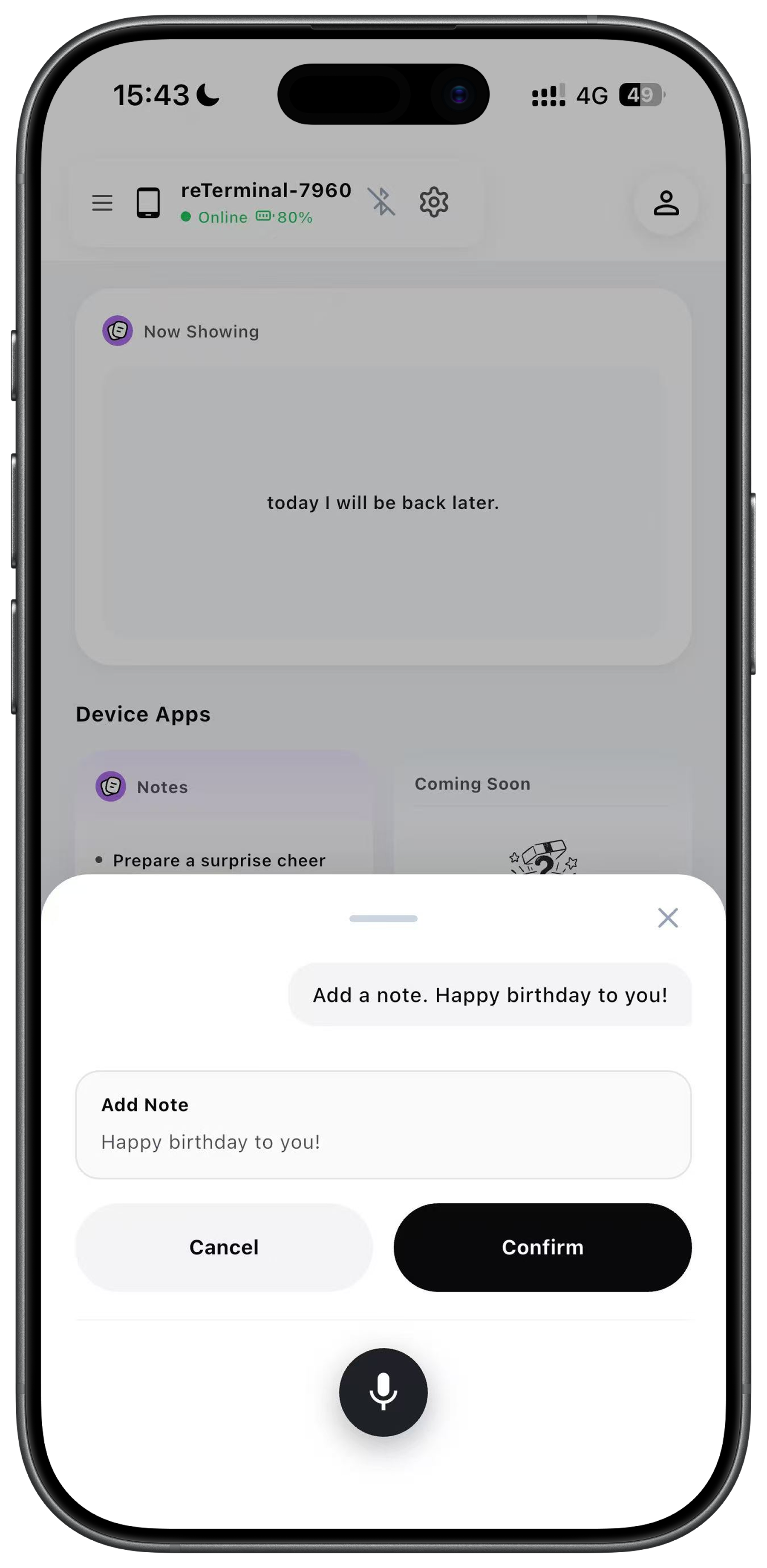 Seeedash AI voice preview