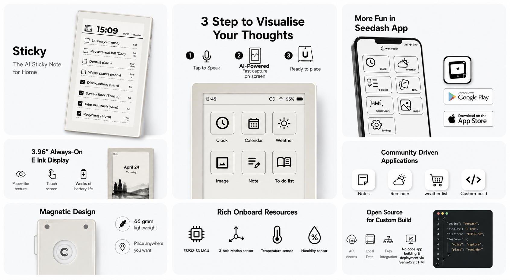 Sticky product features