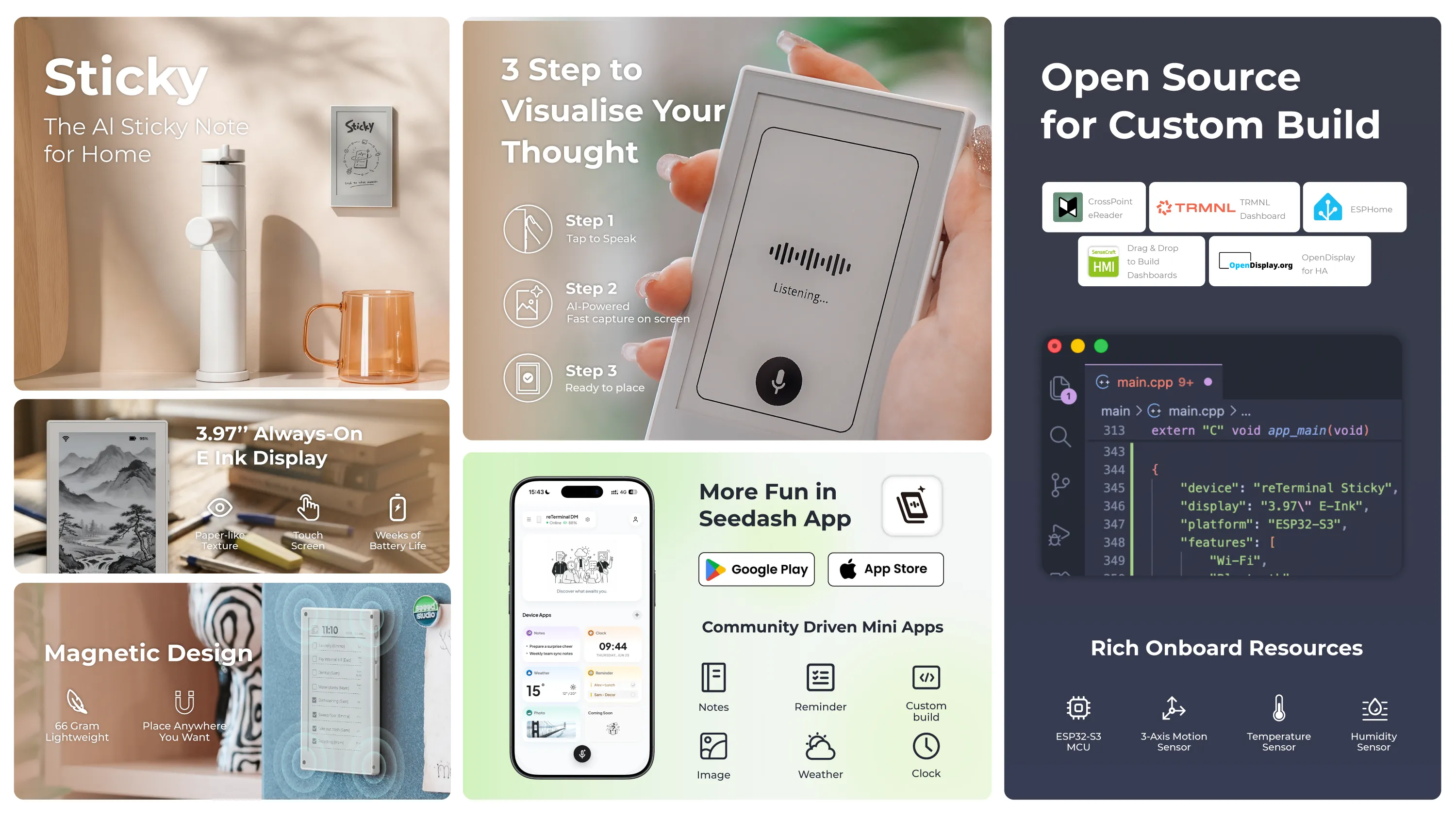 Sticky product features