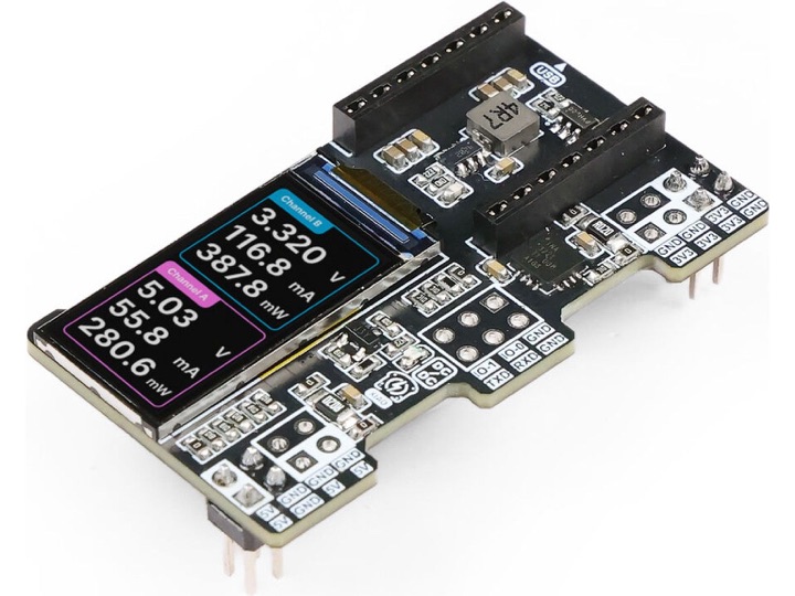 XIAO PowerBread Breadboard Power Supply and Meter by Nicho D
